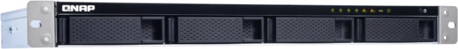 Server NAS QNAP TS-431XeU-8G 4-Bay, 8GB RAM, 1x 10GbE SFP+, 2x 1GbE, 1U Rack, i zi