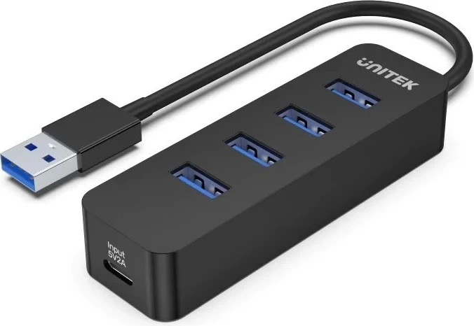 HUB USB UNITEK me 4 porta USB-A 3.1, Aktiv, 10W, H1117A