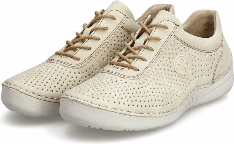 Këpucë të ulëta femra Rieker 52546-60, bezhë