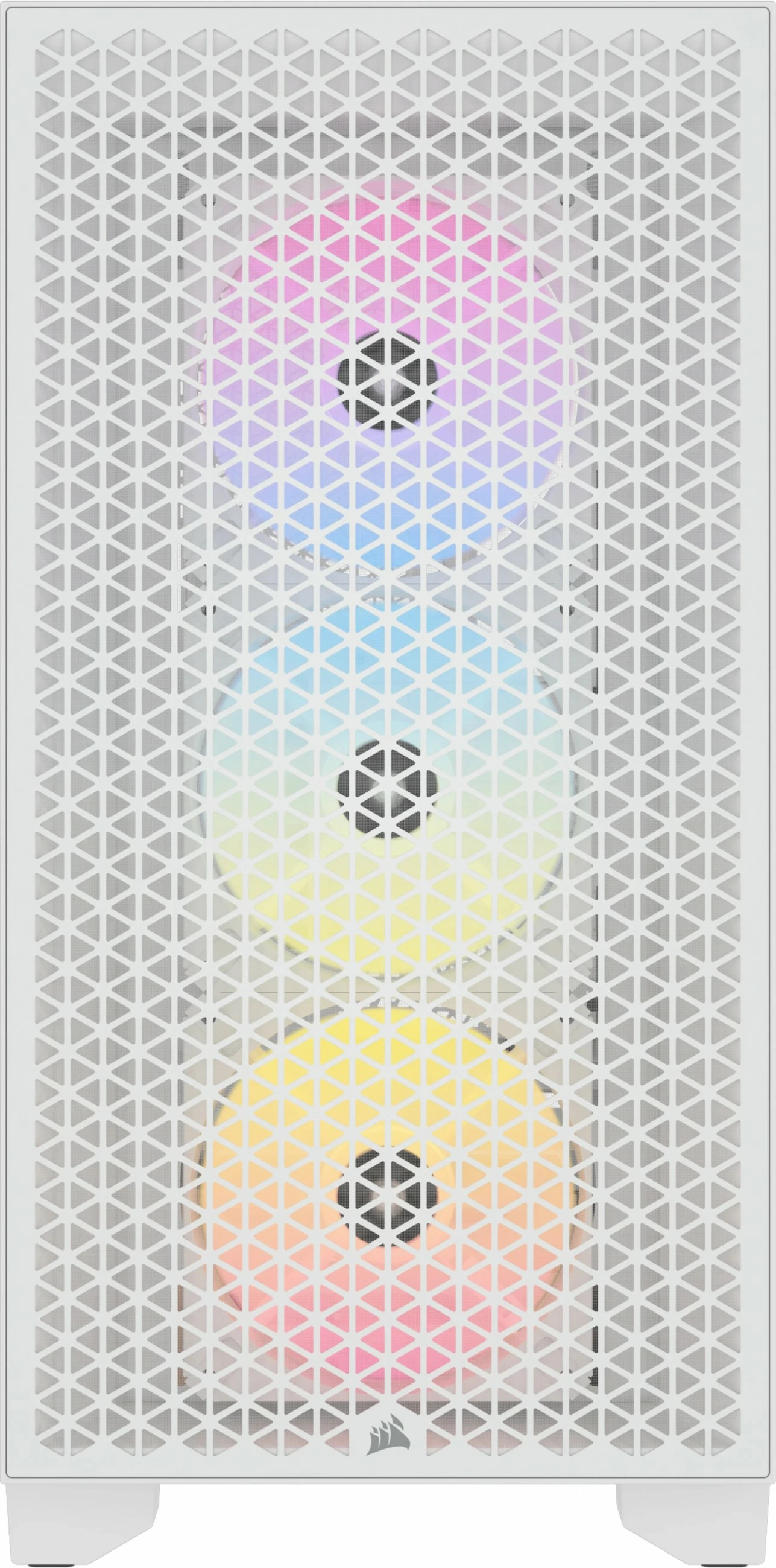 Kasë Corsair 3000D RGB Airflow, midi tower, ATX, e bardhë