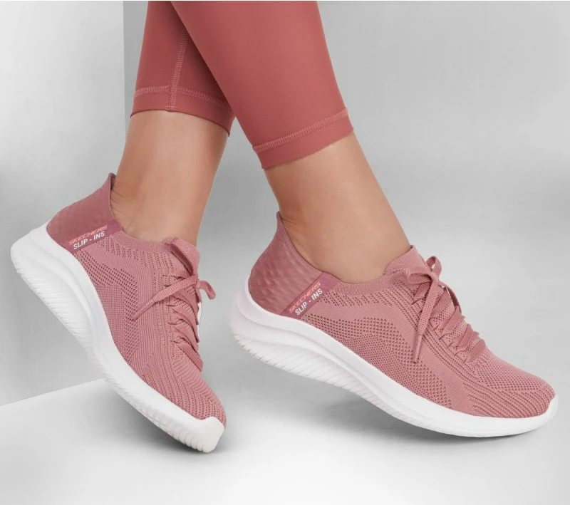Atlete për femra Skechers, të kuqe