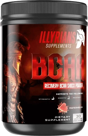 Suplement pluhur BCAA lllyrians, 300g , watermelon