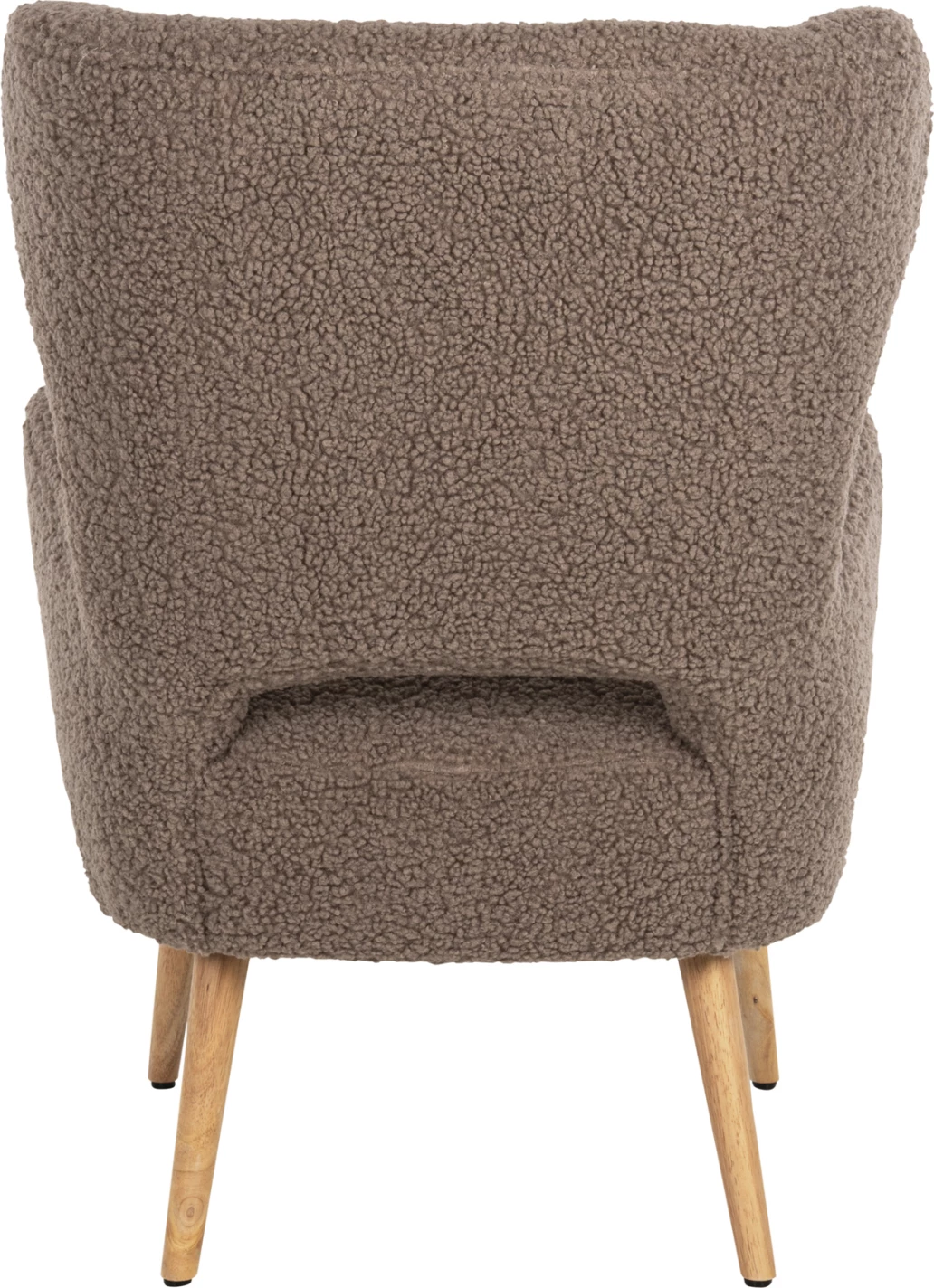 Fotelje MYLIE FH8394.25, pëlhurë boucle, ngjyrë kafe e çelur, 67x75x93H cm
