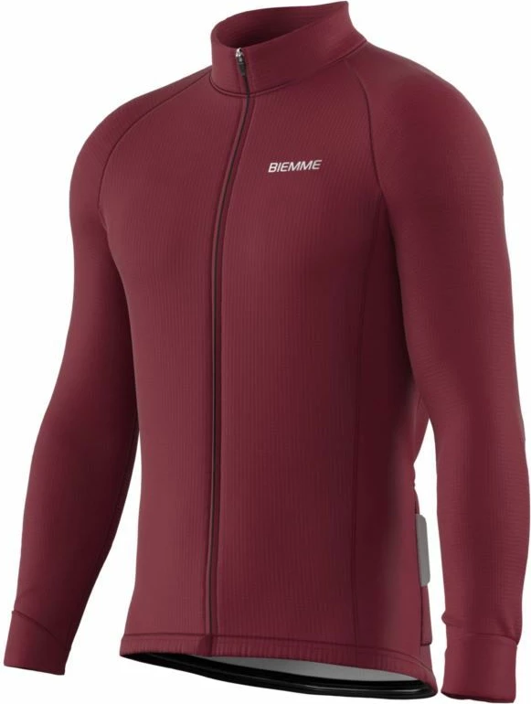 Maicë me mëngë të gjata për meshkuj Biemme, burgundy