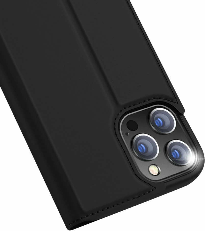 Mbështjellës Dux Ducis Skin Pro Bookcase për iPhone 13 Pro, e zezë