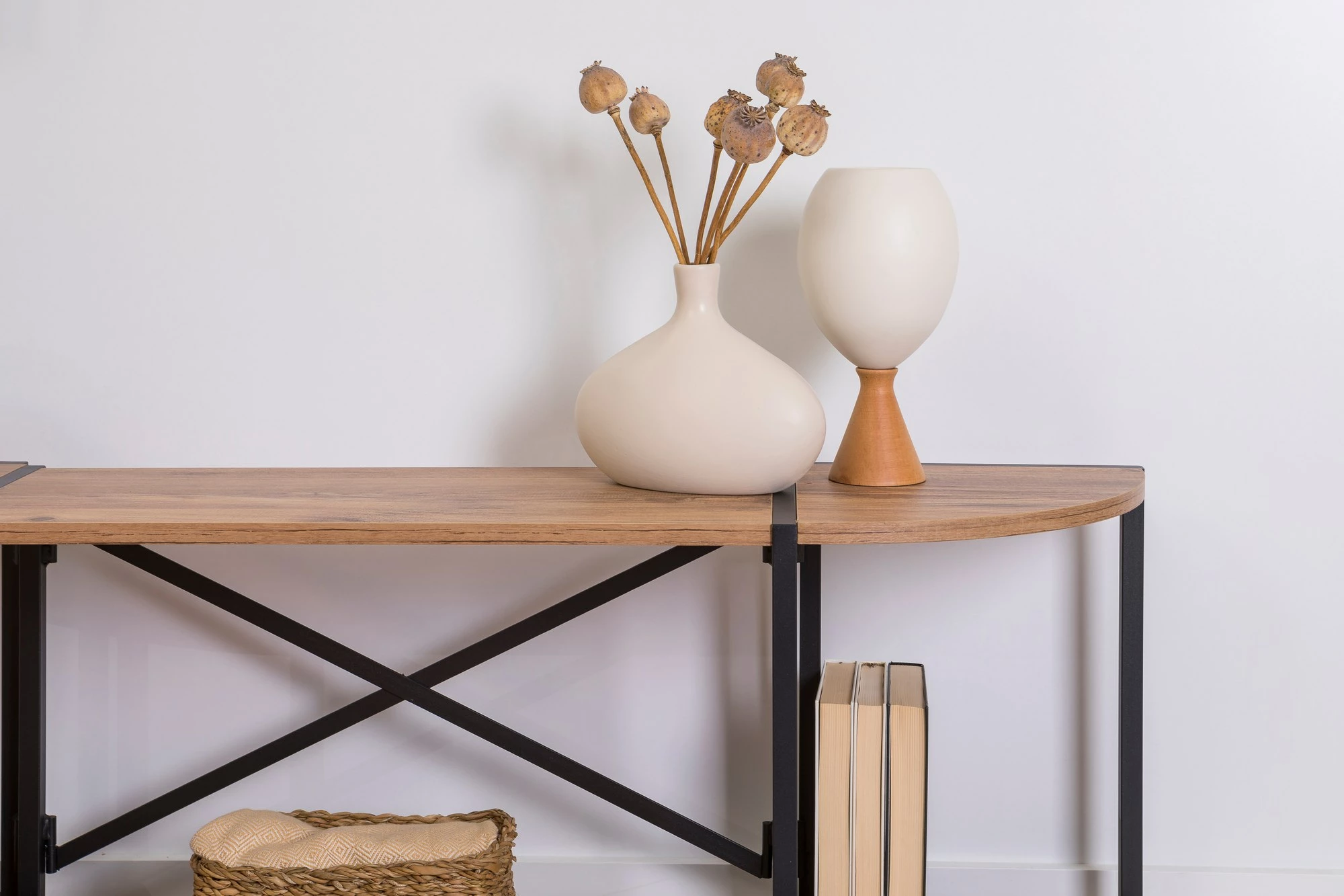 Komodë TV Skye Decor, Sky Rafix, ngjyrë Atlantic Pine dhe e zezë