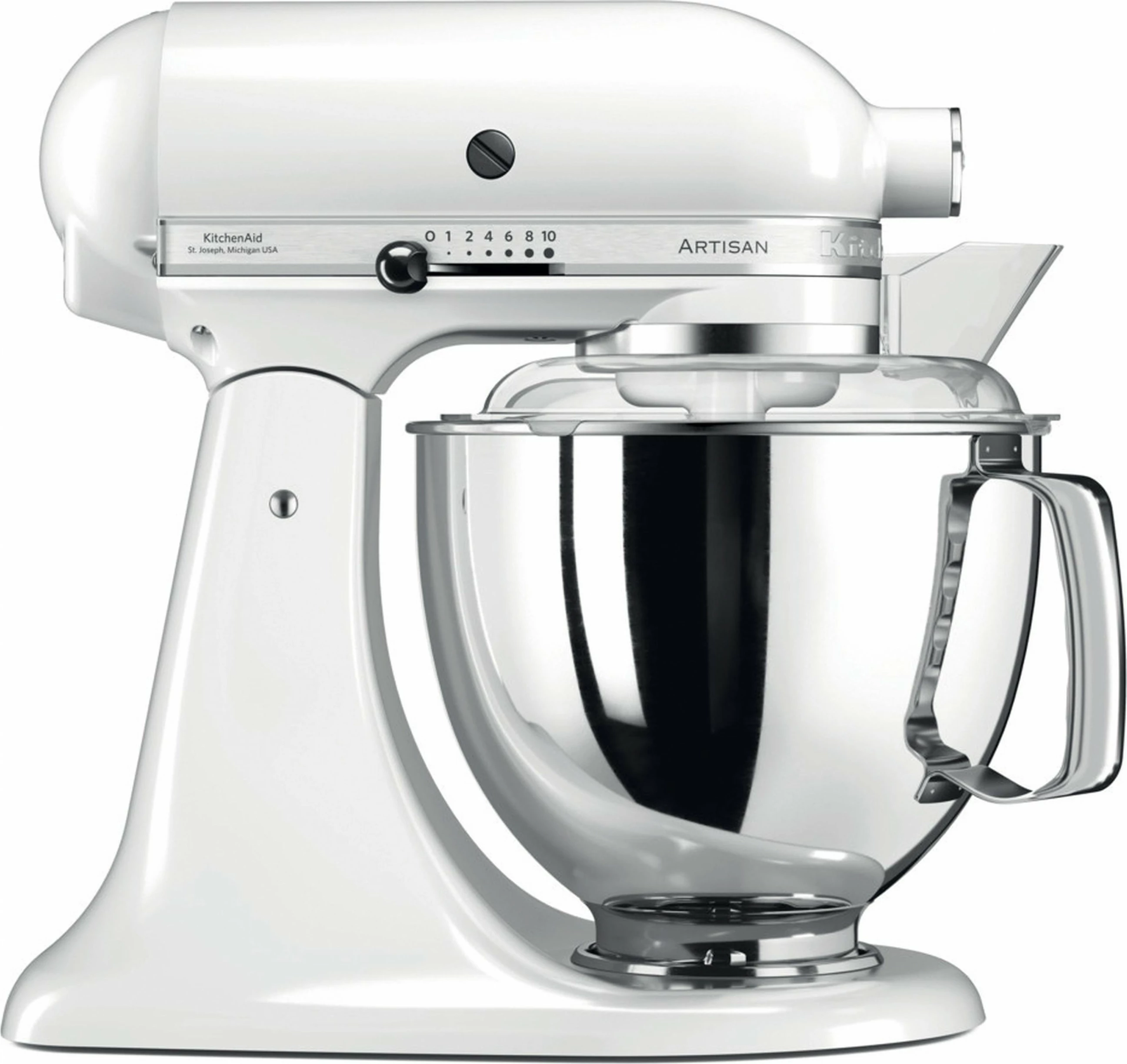 Mikser KitchenAid Artisan 5KSM175PSEAC 300W, 4.8L, bardhë