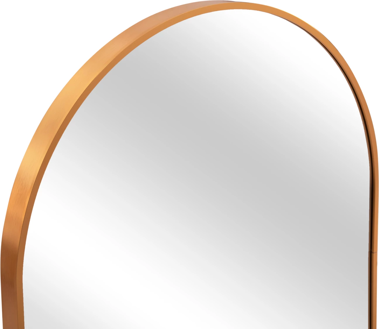 Pasqyrë muri ovale, kornizë alumini ngjyrë ari, FH4500.30, 59x79 cm