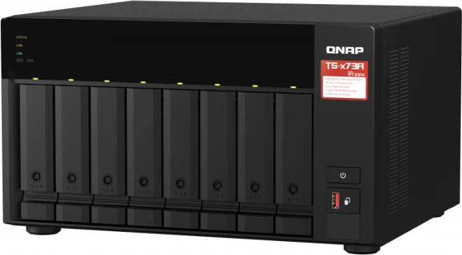 Server NAS QNAP TS-873A-8G, 8-bay, 8GB RAM, 2.5GbE, i zi