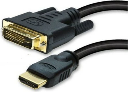Kabëll HDMI në DVI-D No-Name, 2m, i zi