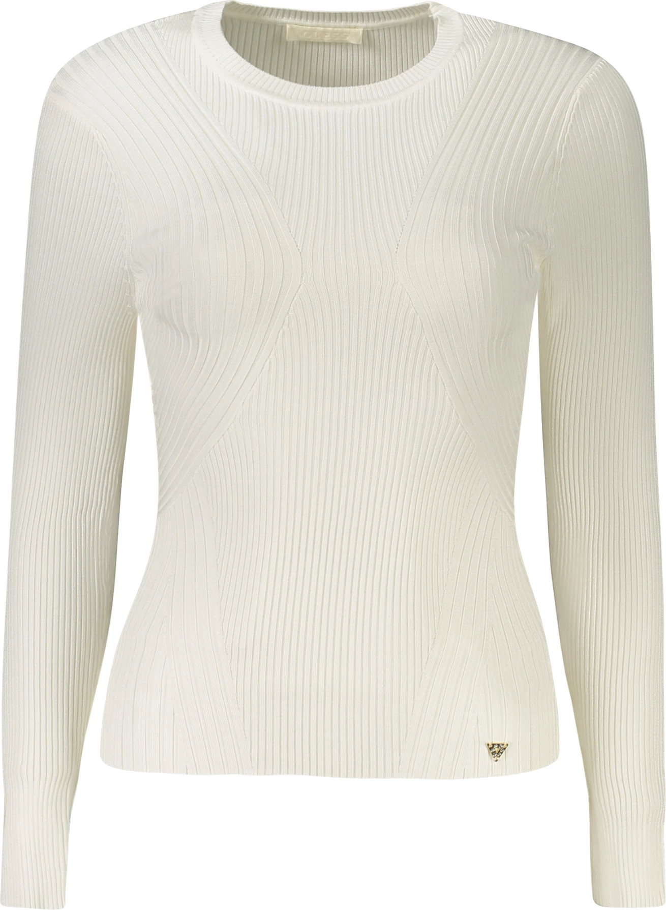 Xhemper GUESS JEANS femra, të bardhë