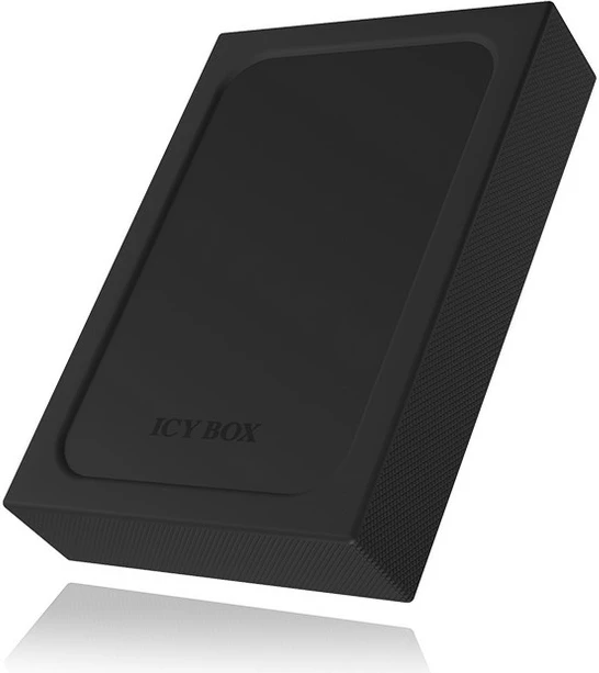 Kasë IcyBox IB-256WP për hard disk 2.5" SATA, alumini, USB 3.0, e zezë