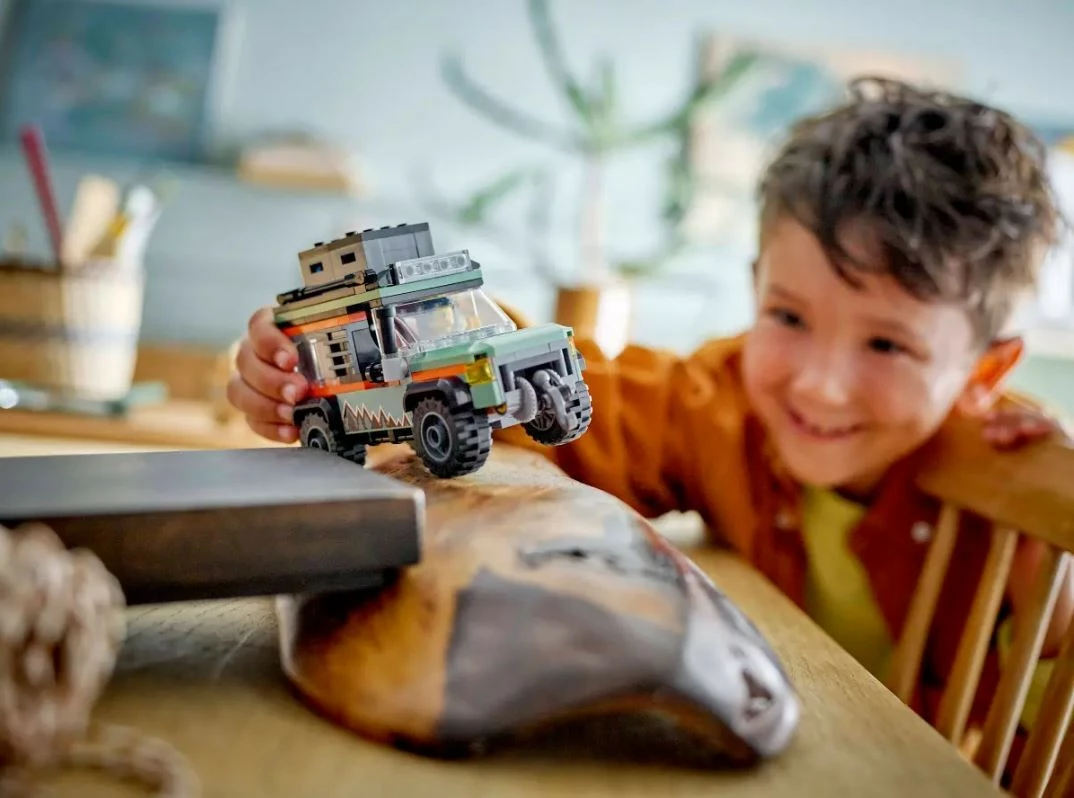 Set LEGO City Off-Road Mountain Truck 4x4, 221 pjesë, për fëmijë, Jeshile