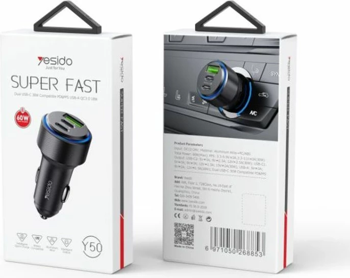 Mbushes Usb X1 Dhe Type-c X2 30w Fast