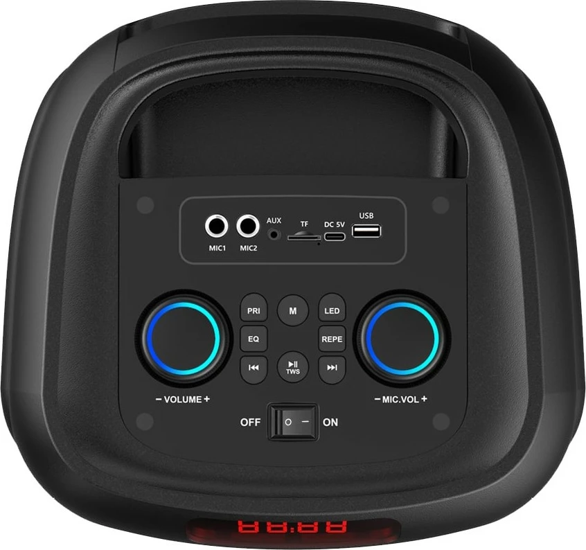 Altoparlant Bluetooth Media-Tech POWER AUDIO MAX MT3185, 120W RMS, Bluetooth 5.3, TWS, MP3 MicroSD/USB, AUX, FM, Karaoke, USB-C, i zi