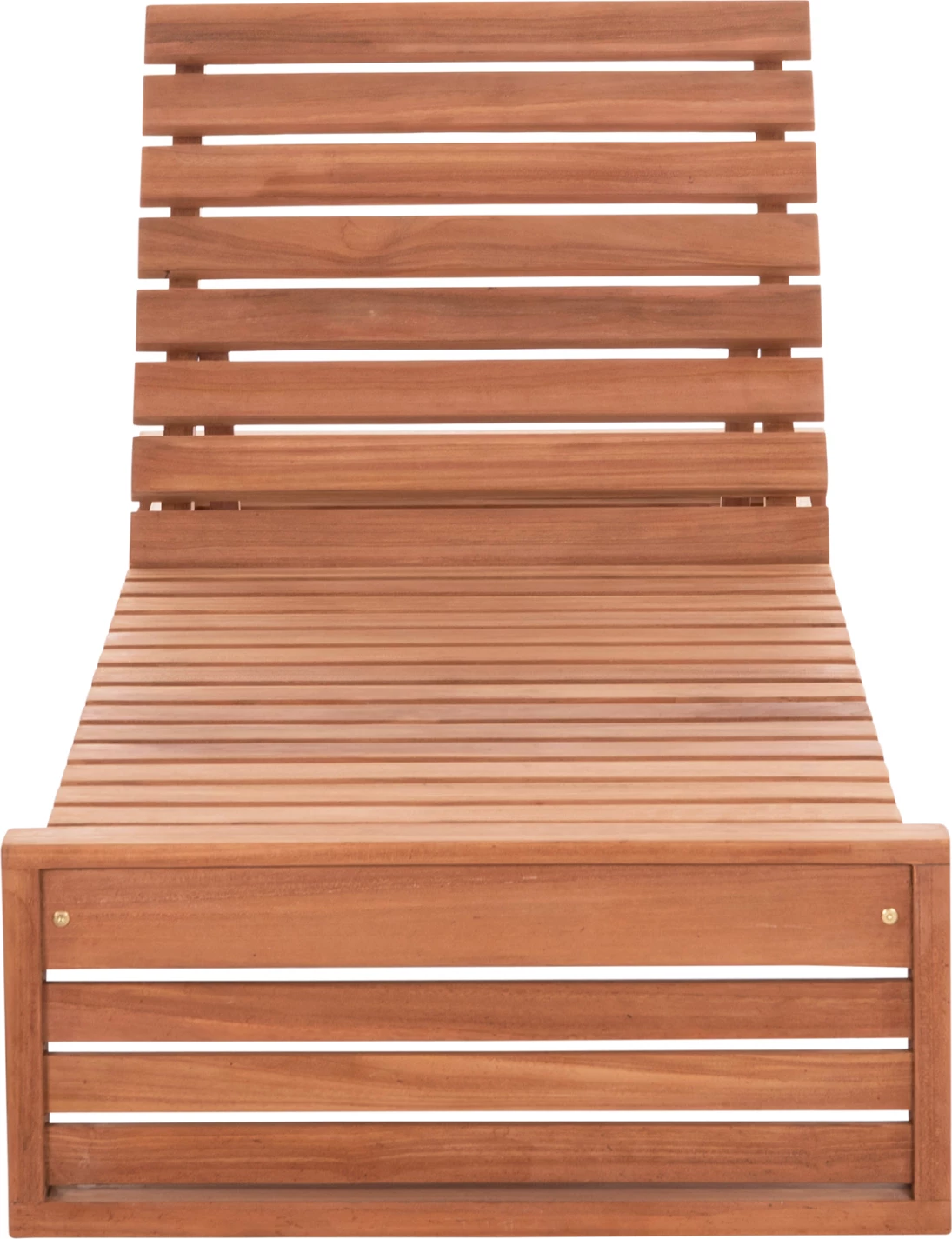 Shezlong ZIZEL, dru tik natyral, pa jastëkë, 200x71x30cm