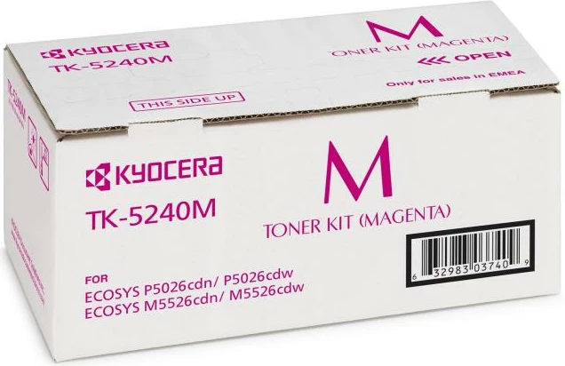 Toner, Kyocera TK-5240M (1T02R7BNL0) rendiment 2,400–4,400 faqe magenta