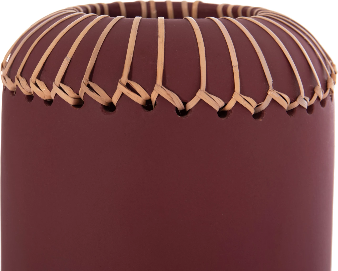 Vazo dekorative tavoline LENNOX, terrakotë, e kuqe maron, FH4675.06S, 18x33cm