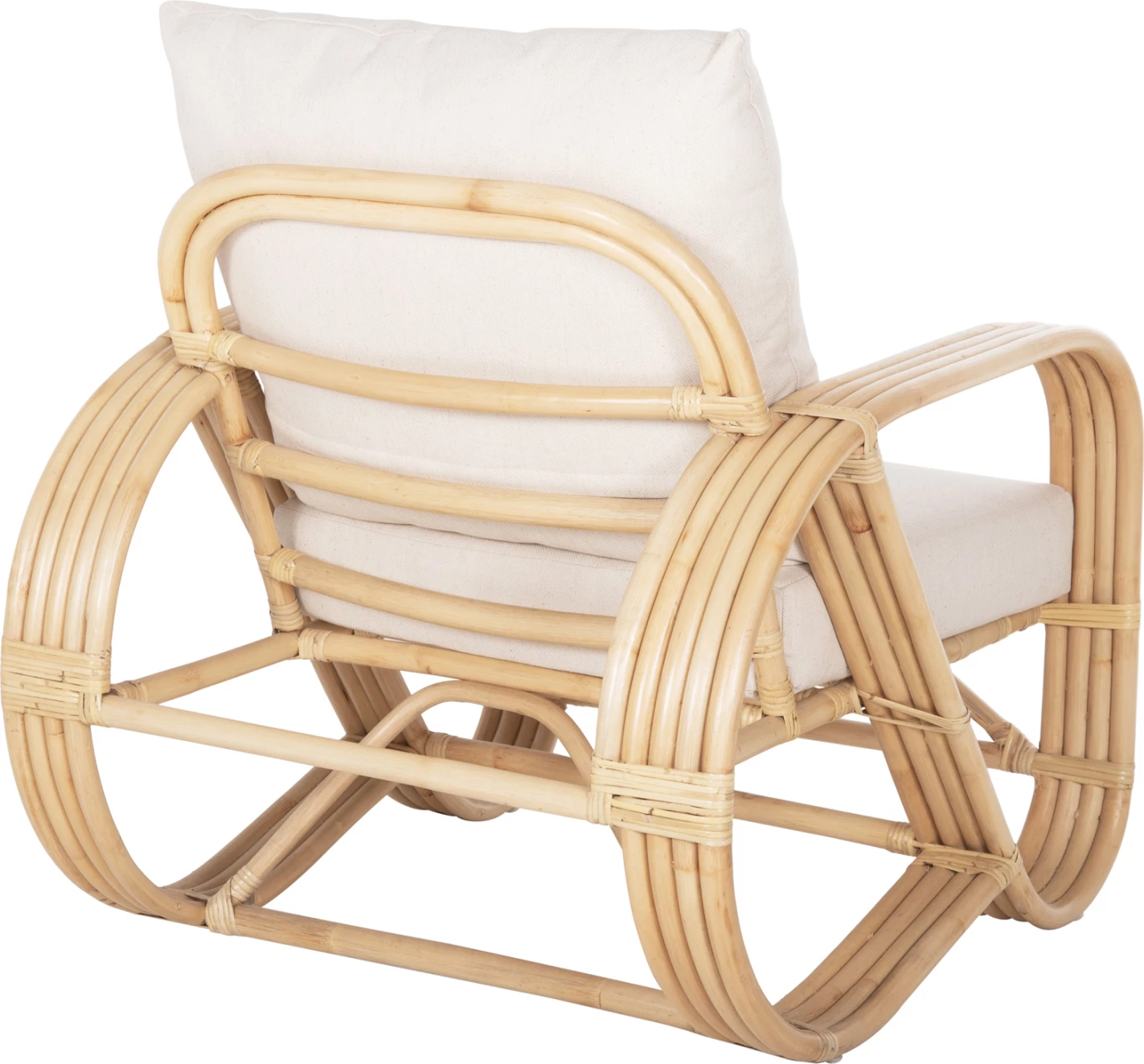 Karrige Baroness FH9813, natyrale, jastëk të bardhë, 81x90x92H cm