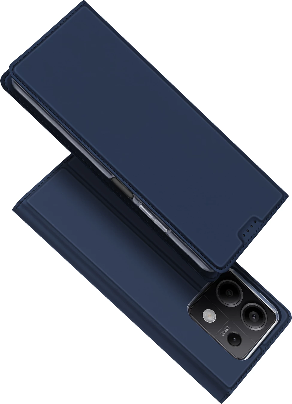 Mbështjellës Dux Ducis Skin Pro për Xiaomi Redmi Note 13 5G, me kapak, xhep për kartela, kaltër