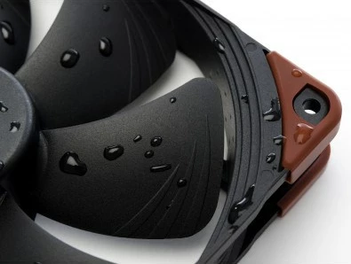 Ventilator për kasë kompjuteri Noctua NF-A14-Industrial PPC-2000 PWM, 14 cm, Zi, Kafe