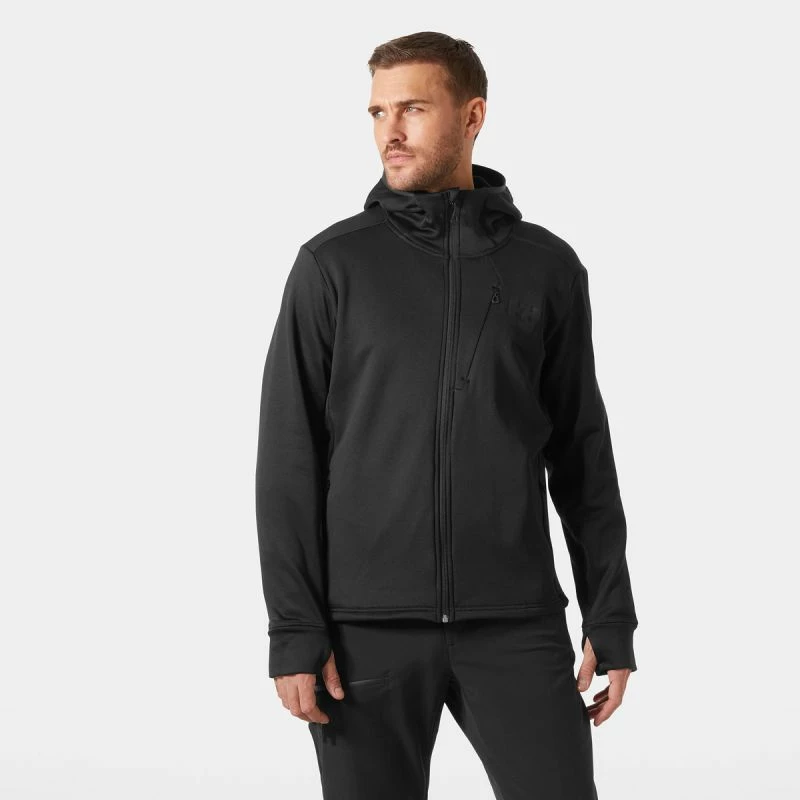 Jakne fleece për meshkuj Helly Hansen, e zezë