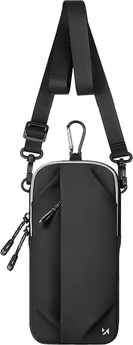çantë krahu sportive për celular, Wozinsky WSDB-B, 19x10x2.5 cm 86 g, e papërshkueshme nga uji, e zezë