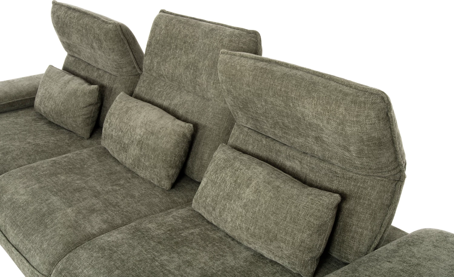 Këndi i majtë i divanit CONVERT FH3268.04L, ngjyrë jeshile selvi, 283x188x100 cm