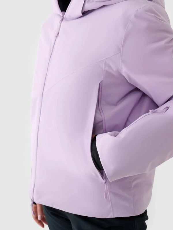 Jakne skijimi për femra 4f, e zezë