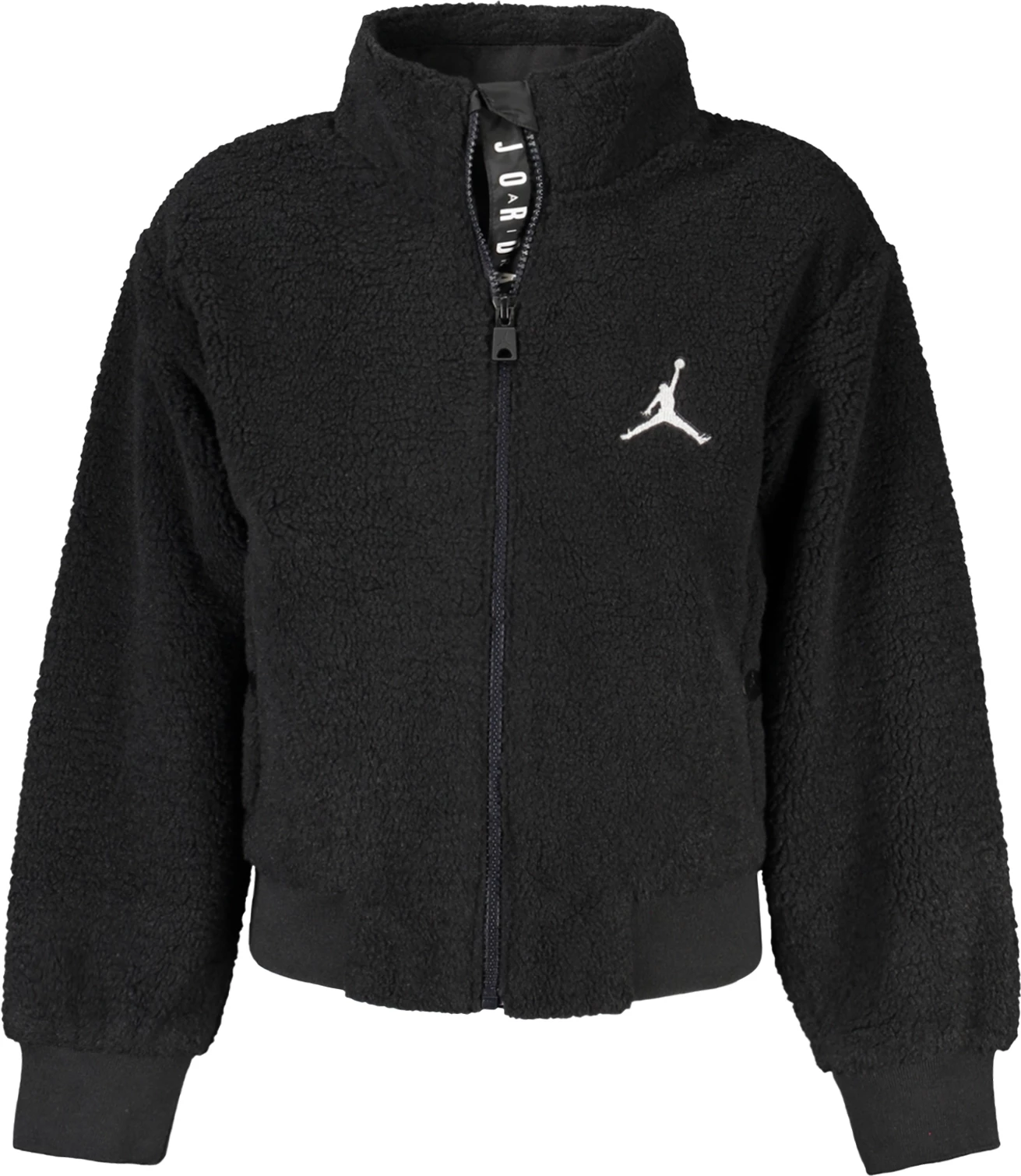 Duks për femra JORDAN zip-up, i zi