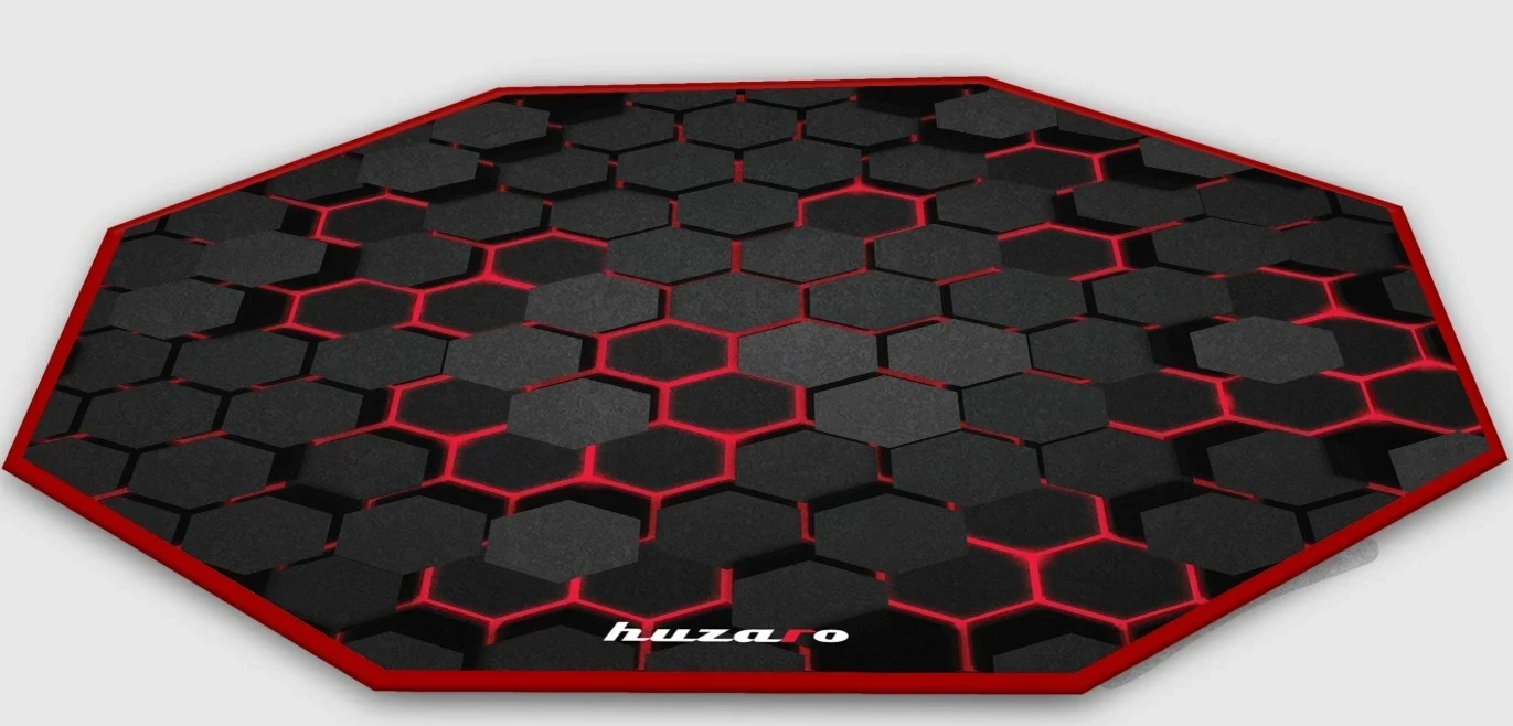 Tapet për karrige gaming Huzaro HZ-FLOORMAT 2.0, 1200x1200 mm, i zi