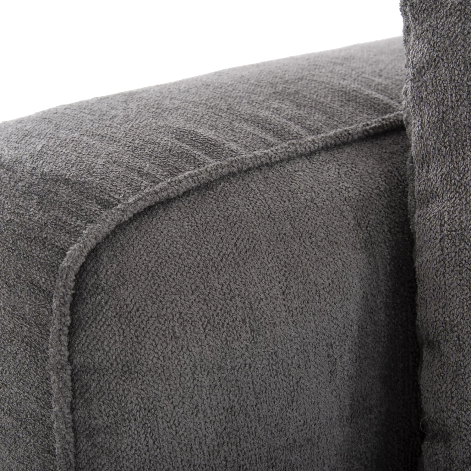 Divan qoshe i majtë, 3-vendësh, GRACE, FH3280.03L, ngjyrë gri, 252x105-160x70-90H cm