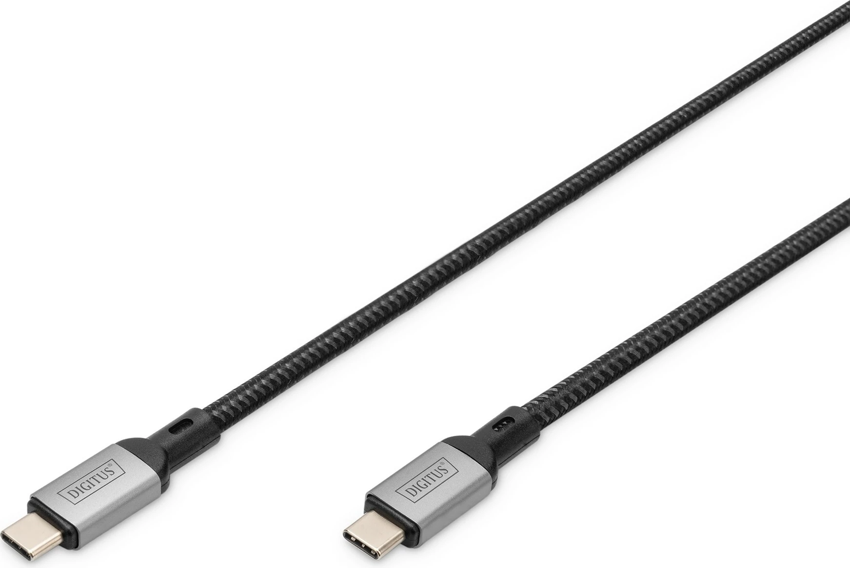 Kabllo USB-C Digitus USB4.0 1m, 40Gbit/s, e zezë
