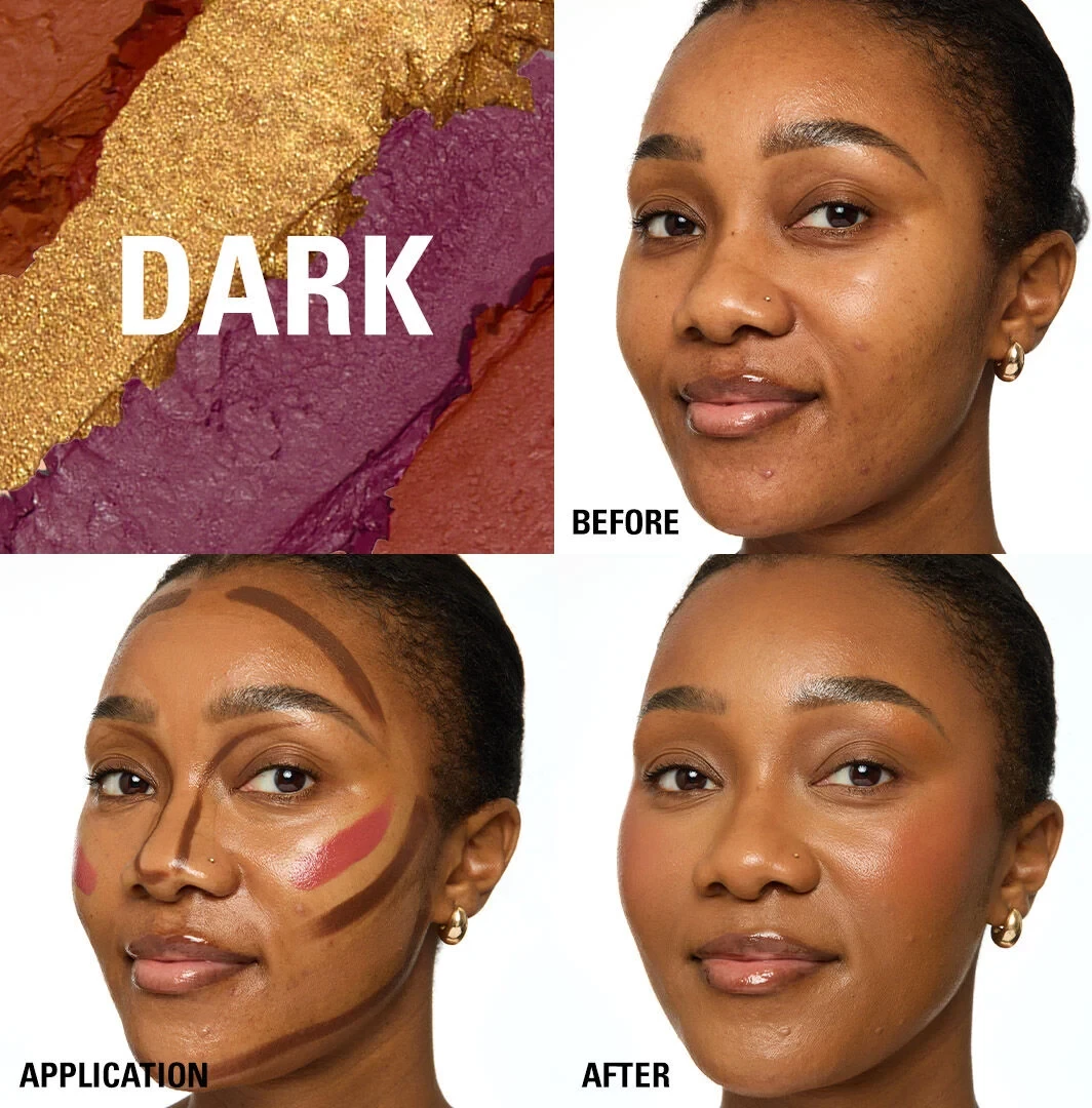 Revolution Everything Base Face Icon Complexion Palette Dark