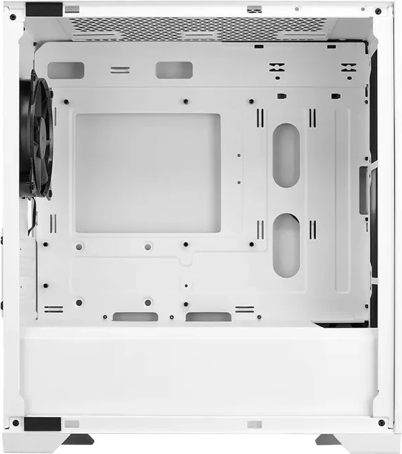 Kasë Cooler Master Elite 301 Lite Tower mATX/ITX, Tempered Glass, USB-C, e bardhë