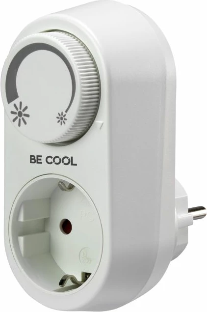Adapter dimmer BECOOL BC23LEDSDS, 3-24W LED / 30-200W halogjen-inkandeshente, i bardhë