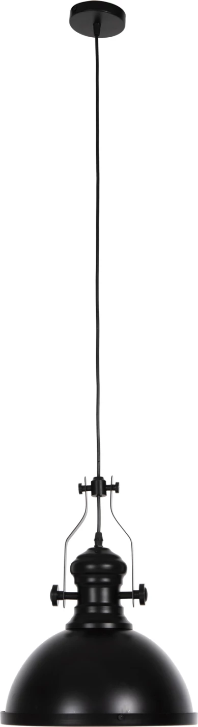 Llambë varëse tavani FH4155, metal i zi-xham i bardhë, 30,5x30,5x118H cm