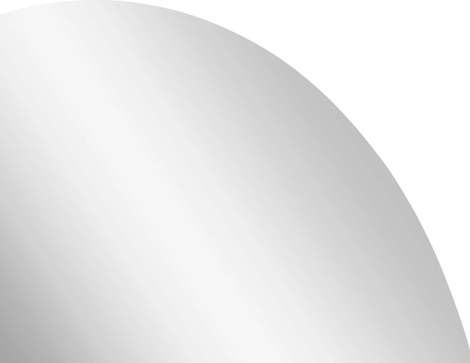 Pasqyrë ovale për mur, pa kornizë, FH4492, 60x80H cm.