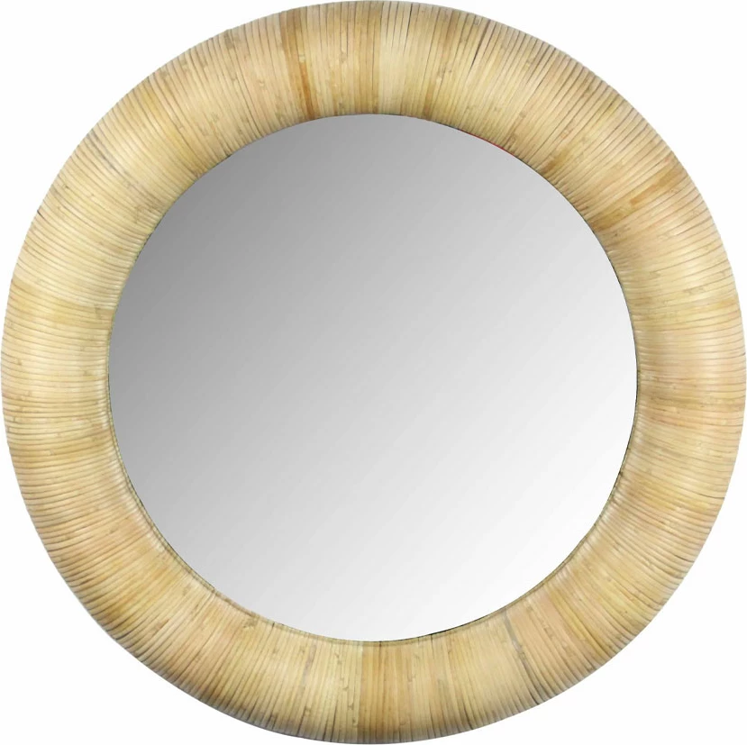 Pasqyrë Ribbons, ratan natyral, 79x6x79cm