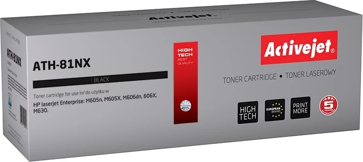Toner Activejet ATH-81NX, për HP 81X CF281X, i zi