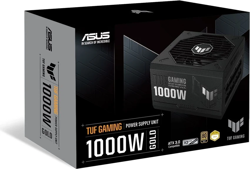 Furnizim me energji ASUS TUF Gaming 1000W Gold, 20+4 pin ATX, i zi