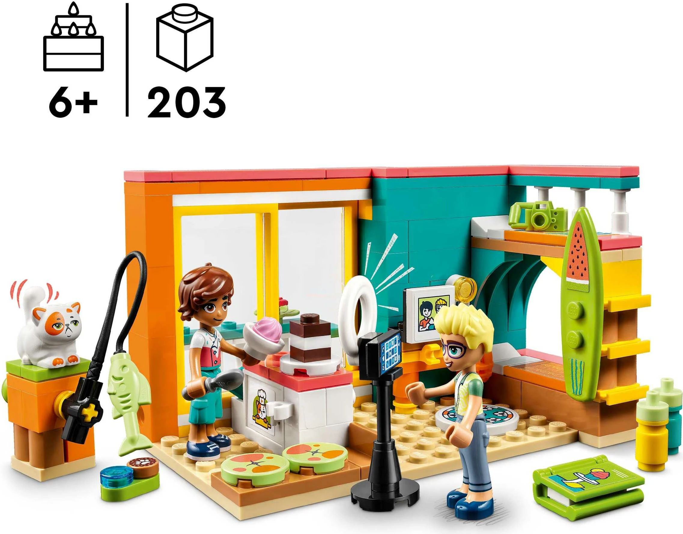 LEGO Friends Leo's Room Baking Themed Playset 41754