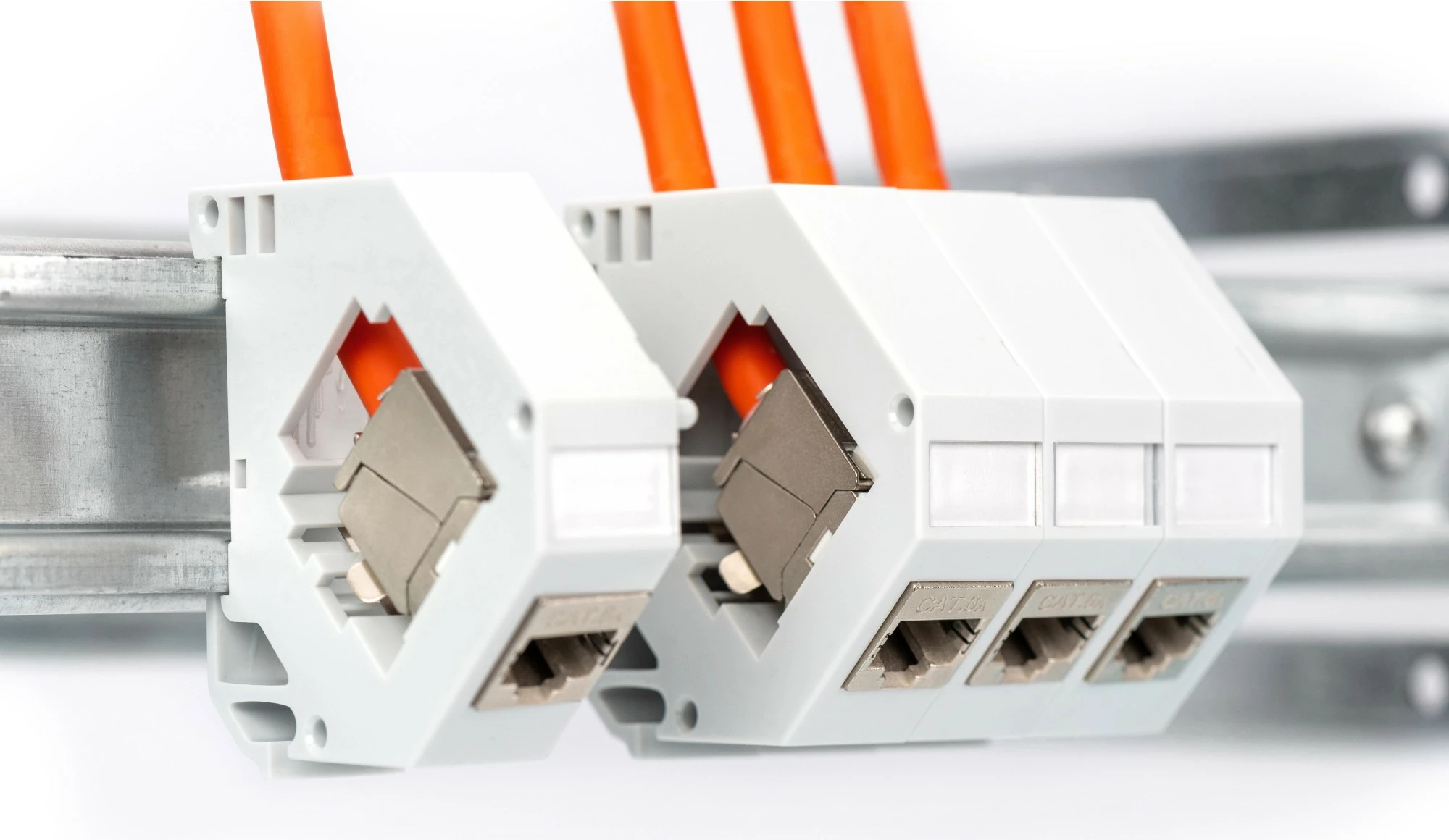 Kabllo rrjeti Digitus Cat7 S/FTP 50m, 1200 MHz, portokalli