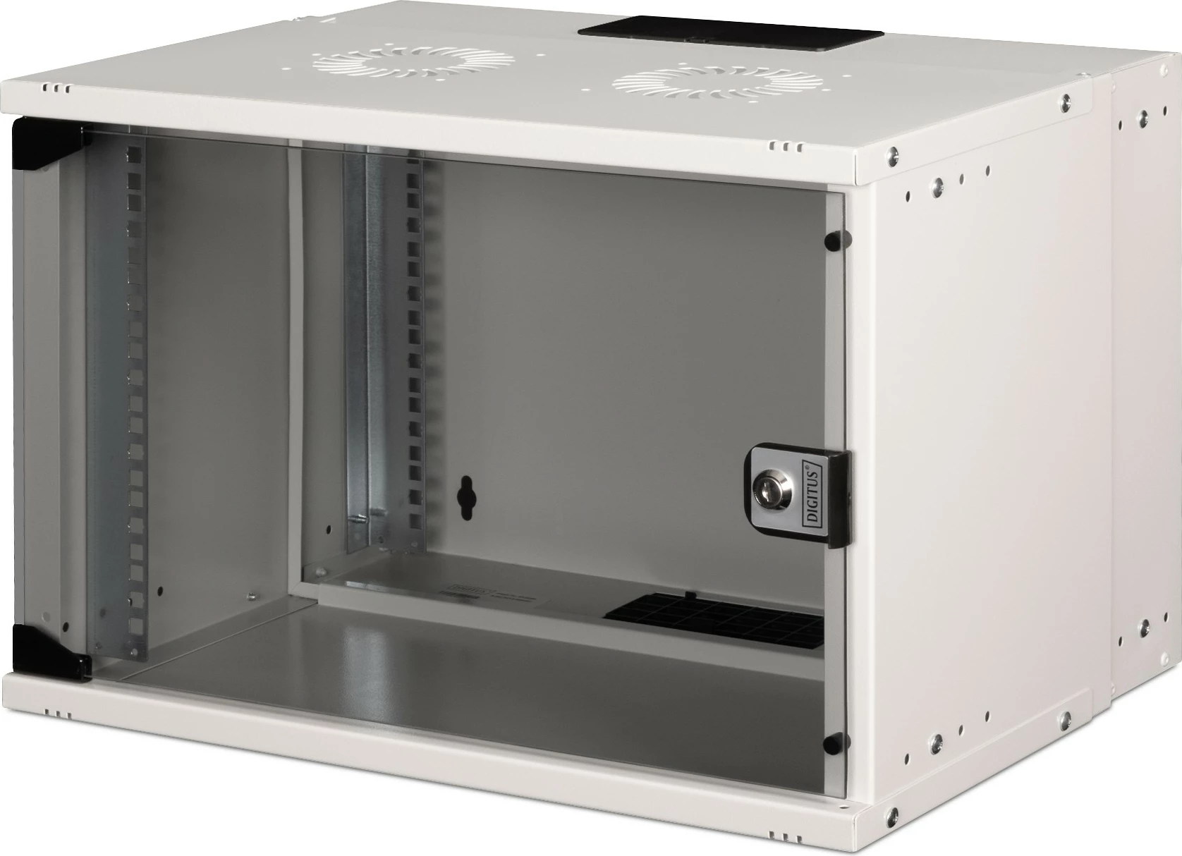 Kasë rrjeti Digitus SOHO PRO 7U 19" 370x540x400mm, gri