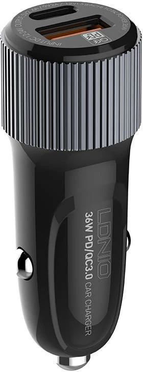 Karikues Për Veturë LDNIO C510Q (Zezë)