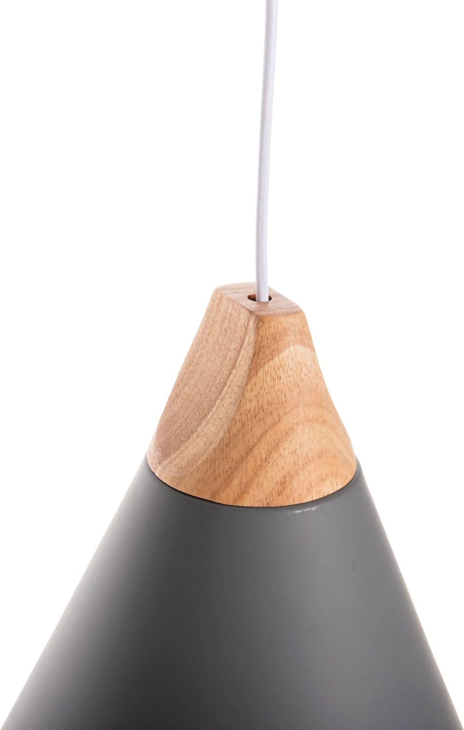 Llambë varëse tavani, kapak metali gri, FH4145, Φ25x125H cm