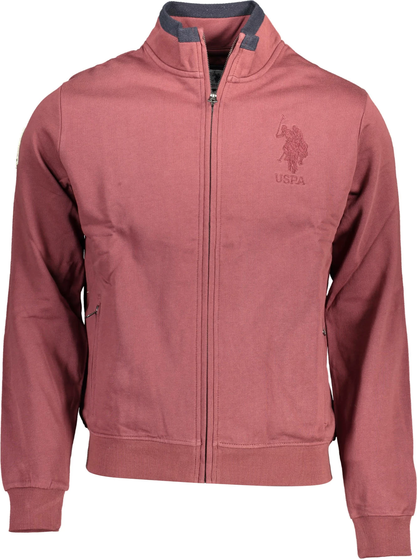 Duks për meshkuj US Polo me zip, e purpurt