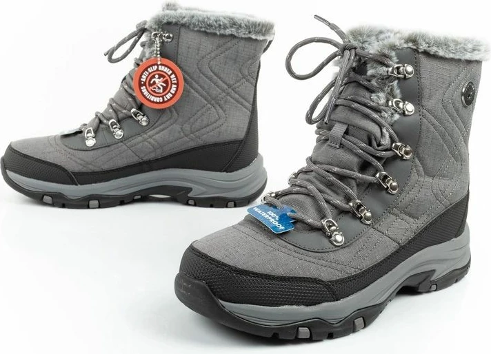 Çizme bore për femra Skechers, të zeza