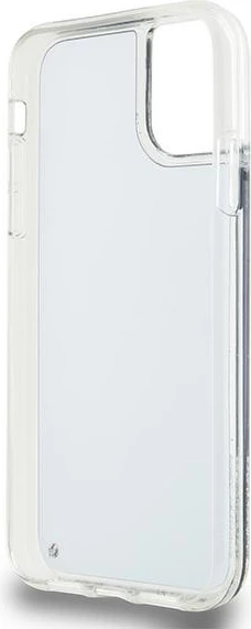 Mbështjellës DKNY Liquid Glitter Big Logo për iPhone 11/XR, i zi