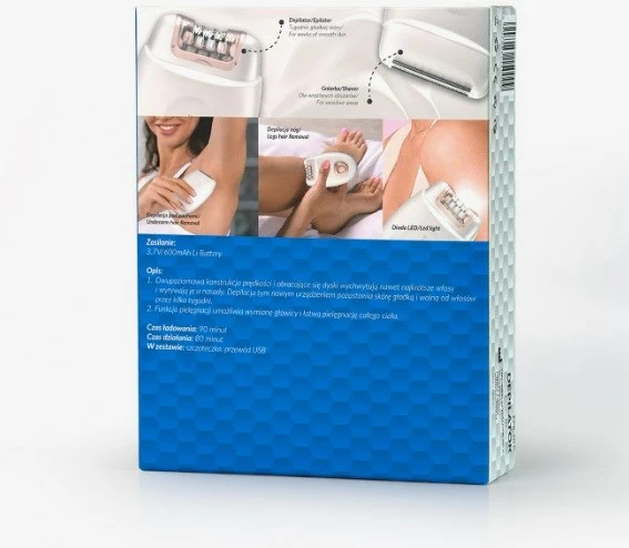 Epilator Oromed Oro-Epil Silk Pink, i bardhë/rozë